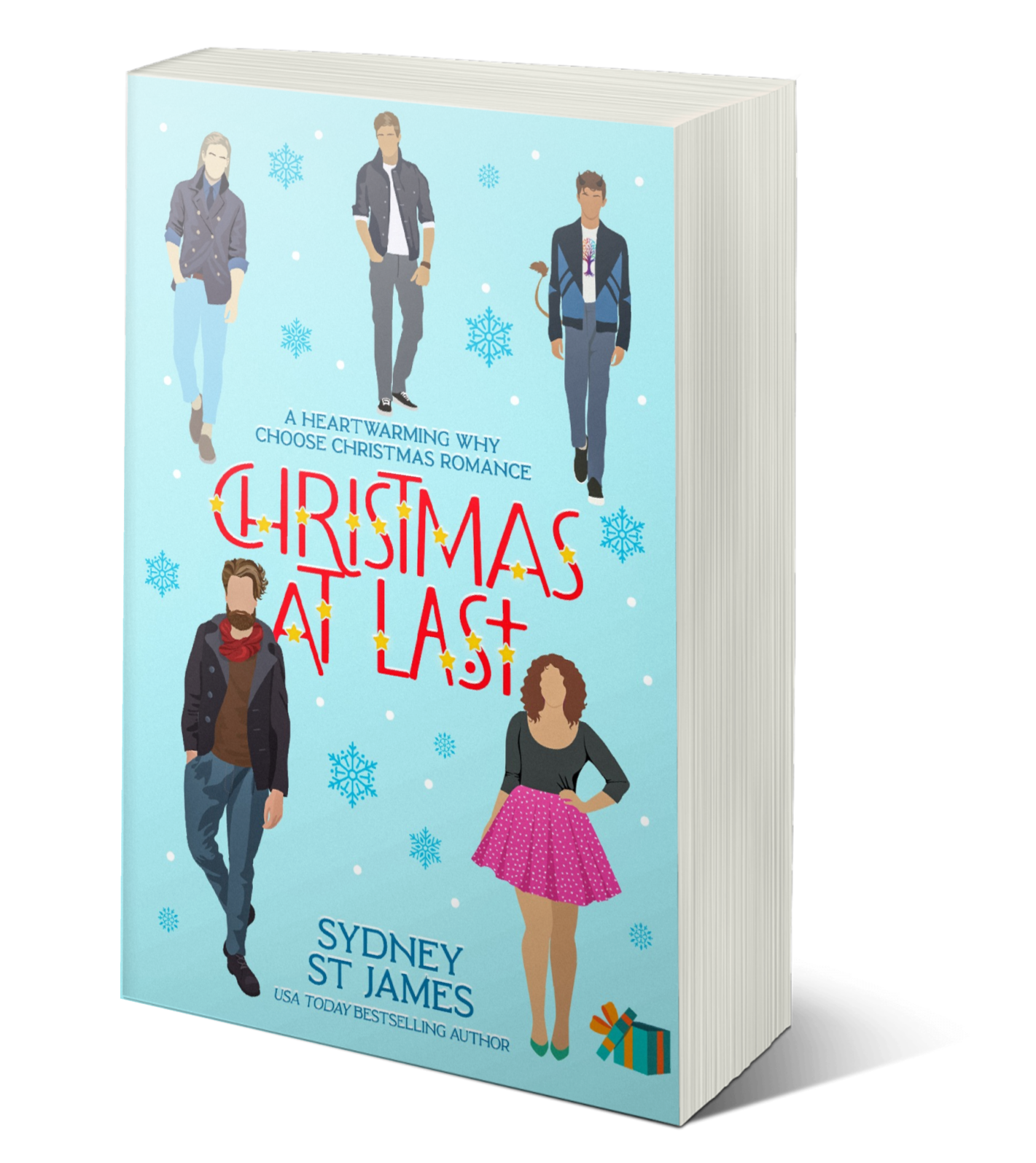 Magical Holiday Matchmaker Series (Books 1, 2, 3) Featuring Custom Sprayed Edges OOPSE EDITION by Sydney St James (Christmas At Last, Howling Good New Year, My Bloody Valentine)