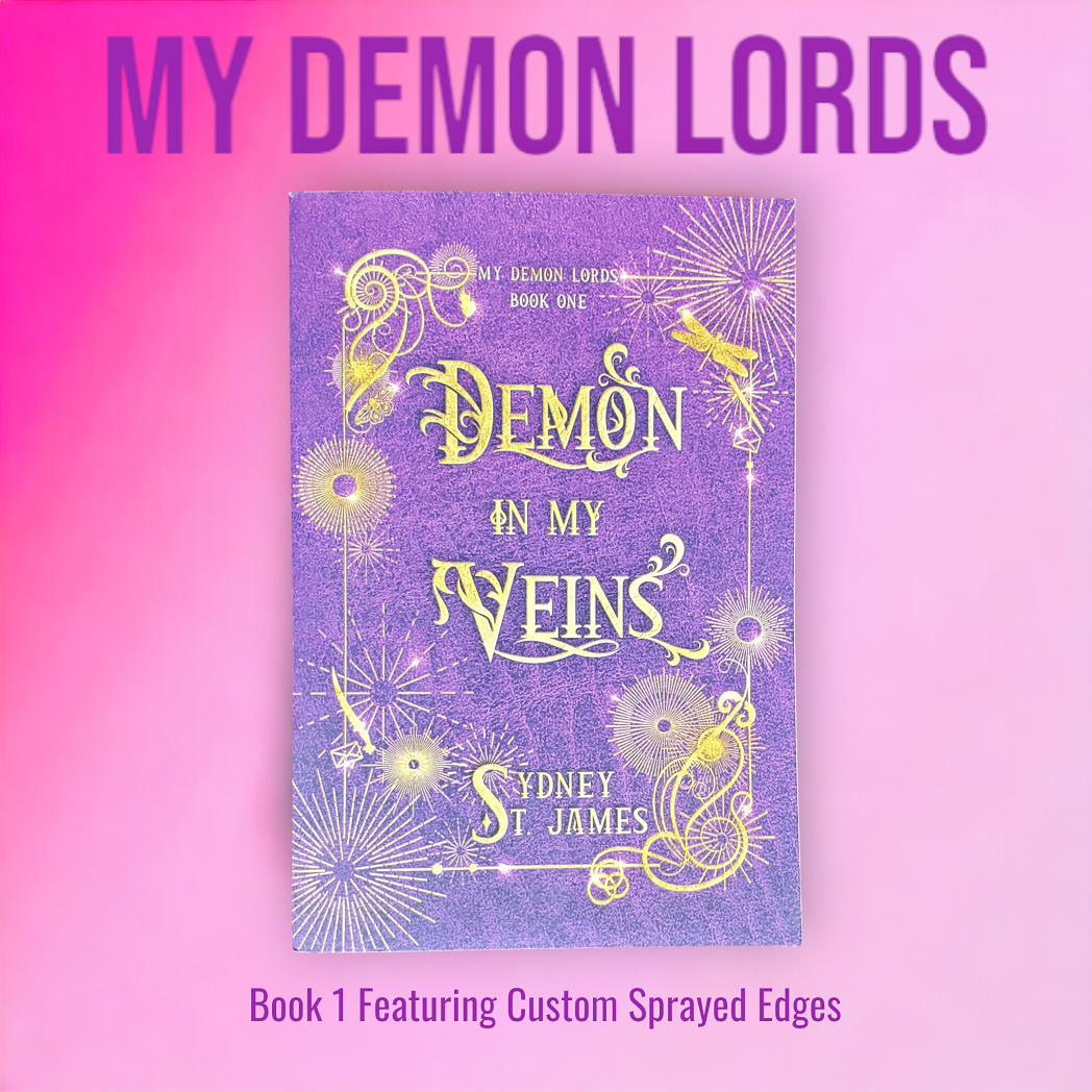 My Demon Lords Book 1 Featuring Custom Sprayed Edges (Demon in My Veins)